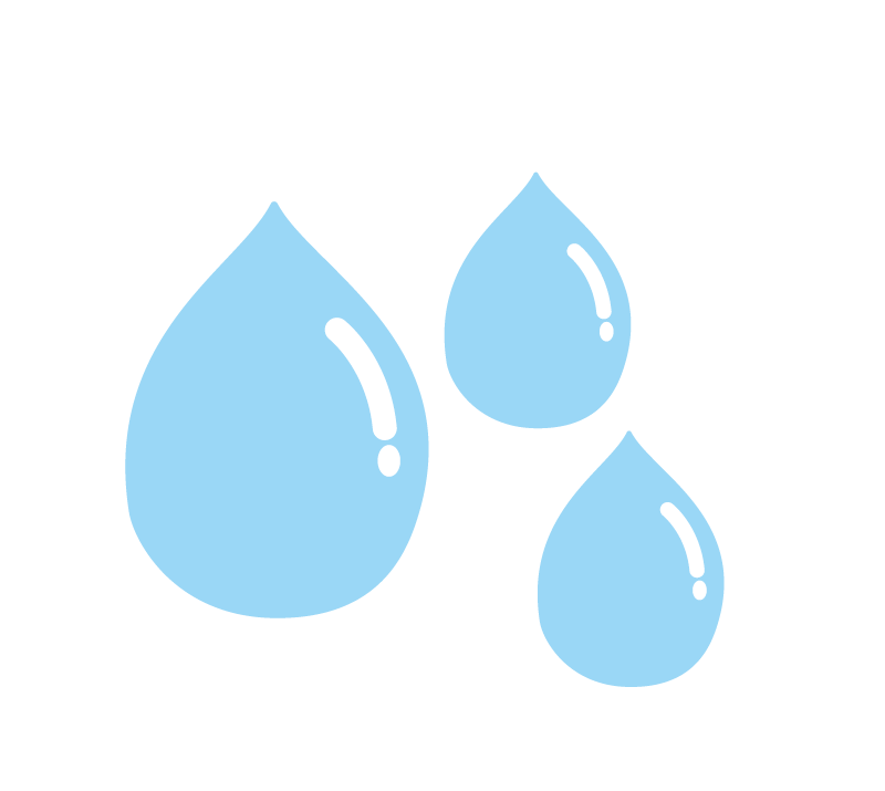 水の陰（雨）